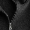 Giacca in lana con zip