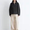 Giacca in lana con zip