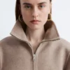 Giacca in lana con zip