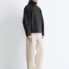 Giacca in lana con zip