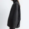 Giacca in lana con zip