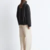 Giacca in lana con zip