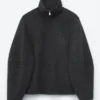 Giacca in lana con zip