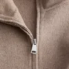 Giacca in lana con zip