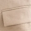 Giacca in lino affusolata