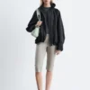 Giacca in twill con zip