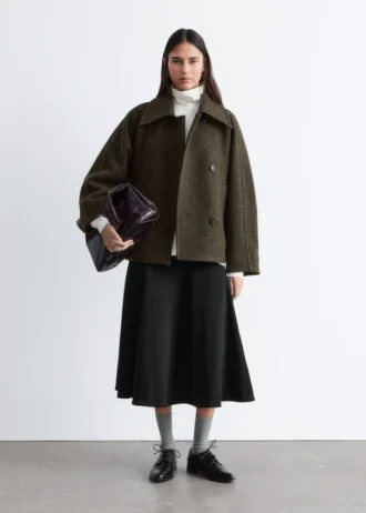 Giacca oversize in lana