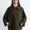 Giacca oversize in lana