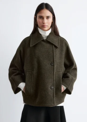 Giacca oversize in lana