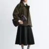 Giacca oversize in lana