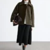 Giacca oversize in lana