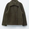 Giacca oversize in lana