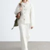 Giacca sartoriale in twill di cotone