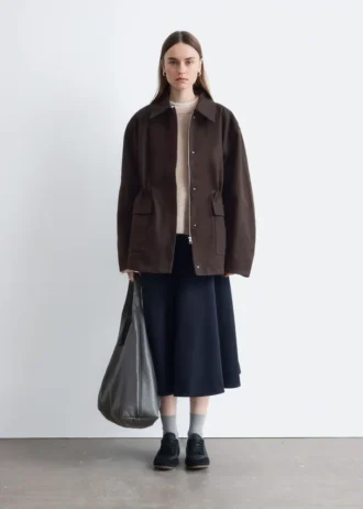 Giacca utility oversize con coulisse
