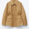 Giacca utility oversize con coulisse