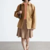 Giacca utility oversize con coulisse
