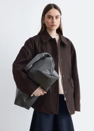 Giacca utility oversize con coulisse