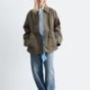 Giacca utility oversize con coulisse