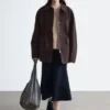 Giacca utility oversize con coulisse