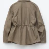 Giacca utility oversize con coulisse