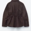 Giacca utility oversize con coulisse
