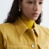 Gilet in denim aderente