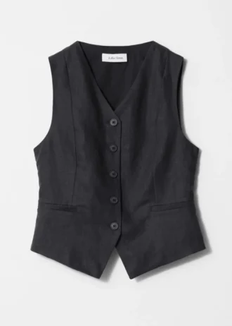 Gilet sartoriale in lino