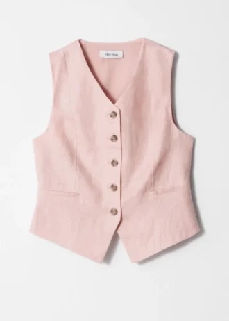 Gilet sartoriale in lino