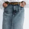 Gonna midi in denim