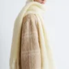 Grande sciarpa in misto mohair