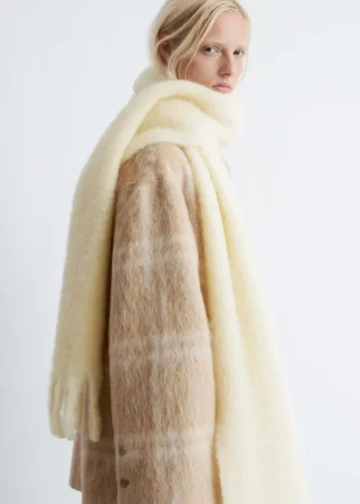 Grande sciarpa in misto mohair