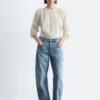 Jeans a gamba a barilotto