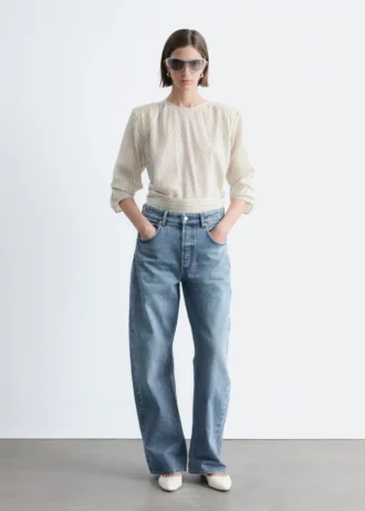 Jeans a gamba a barilotto