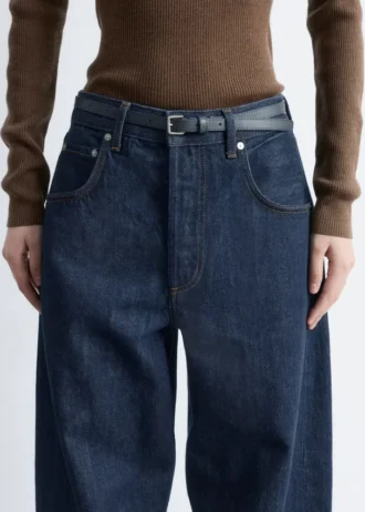 Jeans a gamba a barilotto