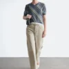 Jeans a gamba a barilotto