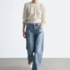 Jeans a gamba a barilotto