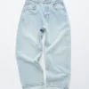 Jeans a gamba a barilotto