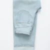 Jeans a gamba a barilotto
