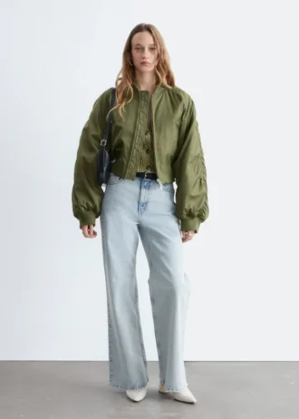 Jeans a gamba larga