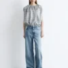 Jeans a gamba larga
