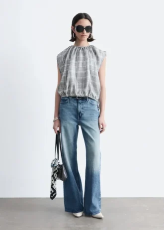 Jeans a gamba larga