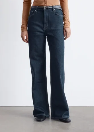 Jeans a gamba larga