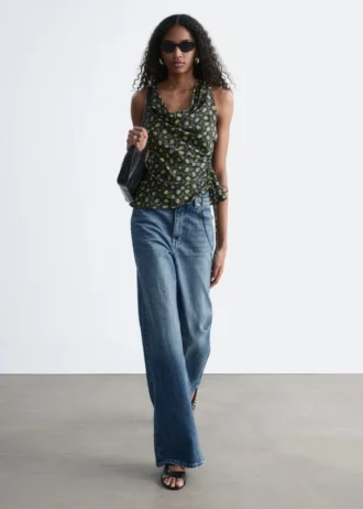 Jeans a gamba larga