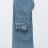 Jeans a gamba larga