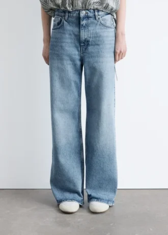 Jeans a gamba larga