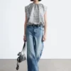Jeans a gamba larga