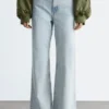 Jeans a gamba larga