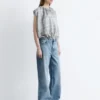 Jeans a gamba larga