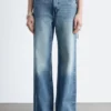 Jeans a gamba larga