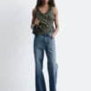 Jeans a gamba larga